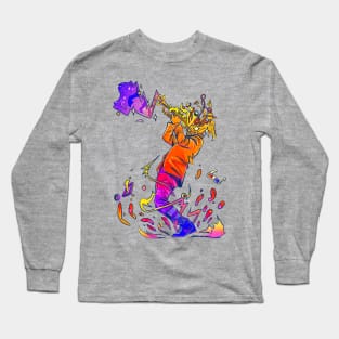 Psychedelic Jazz Long Sleeve T-Shirt